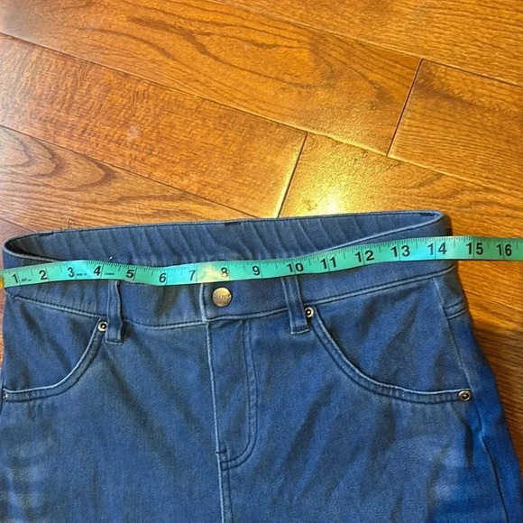 Hue light blue distressed leggings Jeans M - Picture 7 of 13